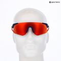 Occhiali da sole Red Bull SPECT Mark blu/marrone con specchio rosso arancione 7