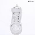 Scarpe per bambini Nike Court Borough Mid 2 white/white/white 15