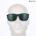 Under Armour Hustle XL S3 Occhiali da sole multistrato oleofobici grigio opaco/verde 10