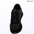 Scarpe da uomo Calvin Klein HM0HM02212 Retro Runner Bans Leather Suede triple black/adrenaline rush 9