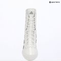 Scarpe da boxe adidas Box Hog 4 white/silver 9