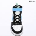 Scarpe per bambini Nike Court Borough Mid 2 white/black/arctic green/football blue 8