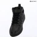 Scarpe per bambini Nike Court Borough Mid 2 black/black/black 6