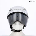 Giro Aerohead MIPS bianco opaco argento casco da bicicletta 3
