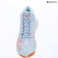 Scarpe da pallavolo donna Mizuno Wave Lightning Elite Mid blue finch/whitelava orange 15
