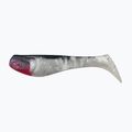 Esca in gomma Relax Hoof 3 Standard 4 pezzi nero/bianco perlato-argento glitterato