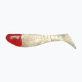 Esca in gomma Relax Hoof 3 Head 4 pezzi oro perla/argento glitter/rosso