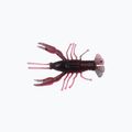 Relax Crawfish 1 Esca in gomma laminata 8 pezzi nero/rosso glitter/super rosso