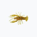 Relax Crawfish 1 Esca in gomma laminata 8 pezzi rootbeer/oro/nero glitter/giallo