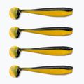 Relax Kingshad 4 Esca in gomma laminata 4 pezzi nero/giallo