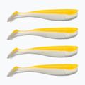 Relax Kingshad 4 Esca in gomma laminata 4 pz. giallo/bianco