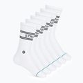 Stance Basic Crew 6 paia di calzini bianchi