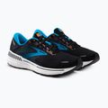 Scarpe da corsa da uomo Brooks Adrenaline GTS 22 nero/blu/arancione 5