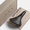 Brooks England C17 Sella da bicicletta nera scolpita 8