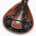 Brooks England Flyer Sella per bicicletta marrone intagliato 7