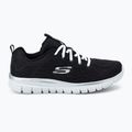 SKECHERS Graceful Get Connected scarpe da donna nero/bianco 2