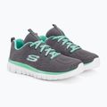 SKECHERS Graceful Get Connected scarpe da donna carbone/grigio 4