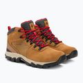 Columbia Newton Ridge Plus II Suede WP elk/mountain red stivali da trekking da uomo 4