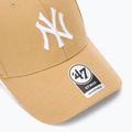 47 Brand MLB New York Yankees MVP berretto da baseball marrone chiaro 3