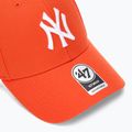 47 Brand MLB New York Yankees MVP berretto da baseball arancione vibrante 3