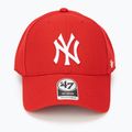 47 Brand MLB New York Yankees MVP SNAPBACK berretto da baseball rosso 4