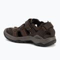Teva Omnium 2 Pelle sandali da uomo caffè turco 3