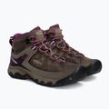 Stivali da trekking da donna KEEN Targhee III Mid WP weiss/boysenberry 4