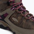 Stivali da trekking da donna KEEN Targhee III Mid WP weiss/boysenberry 9