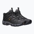 Scarpe da trekking da uomo KEEN Koven Mid WP nero/grigio acciaio 11
