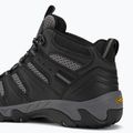 Scarpe da trekking da uomo KEEN Koven Mid WP nero/grigio acciaio 10
