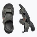KEEN Targhee III Open Toe sandali da trekking da uomo grigio/nero 10
