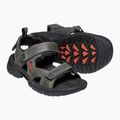 KEEN Targhee III Open Toe sandali da trekking da uomo grigio/nero 11