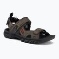 KEEN Targhee III Open Toe sandali da trekking da uomo grigio/nero