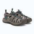 KEEN Whisper sandali da trekking da donna grigio medio/verde pavone 4