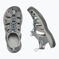 KEEN Whisper sandali da trekking da donna grigio medio/verde pavone 12