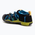 KEEN Seacamp II CNX sandali per bambini nero/blu brillante 3