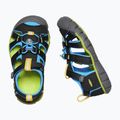 KEEN Seacamp II CNX sandali per bambini nero/blu brillante 13