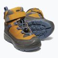 KEEN Redwood Mid WP, scarponcini da trekking junior in oro scuro/indaco antico 11