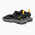 KEEN Targhee III Open Toe H2 sandali da trekking da uomo nero/giallo 3