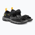 KEEN Targhee III Open Toe H2 sandali da trekking da uomo nero/giallo 4