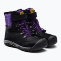 KEEN Greta Boot WP stivali da neve per bambini nero/viola 5