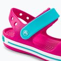 Crocs Crockband Bambini Sandali rosa confetto/piscina 8
