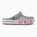 Crocs Bayaband Clog Ciabatte grigio chiaro/rosa confetto 4