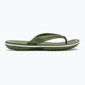 Crocs Crocband Flip verde militare/bianco infradito 2