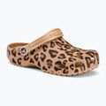Crocs Classic Printed Clog infradito leopardo/oro
