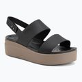 Sandali da donna  Crocs Brooklyn Low Wedge black/mushroom