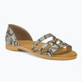 Sandali Crocs Tulum Open Flat da donna, funghi/stucco