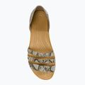 Sandali Crocs Tulum Open Flat da donna, funghi/stucco 5