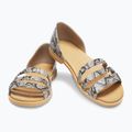 Sandali Crocs Tulum Open Flat da donna, funghi/stucco 10
