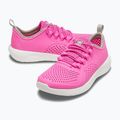 Scarpe Crocs LiteRide Pacer rosa elettrico/bianco per bambini 12